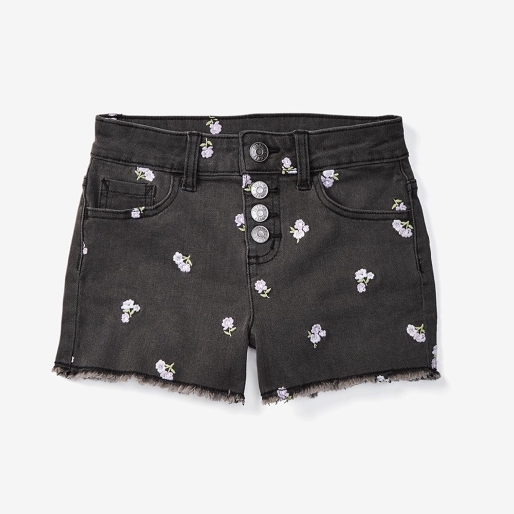 🌸4 for $20🌸 Girls Embroidered High Rise Shorts